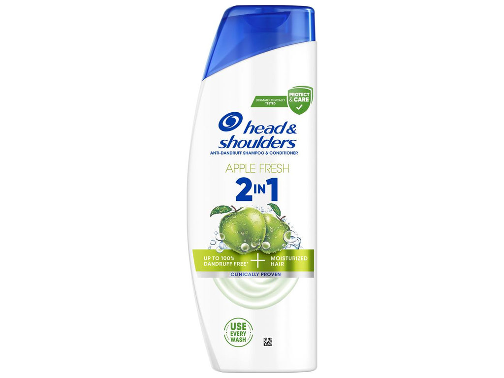 Шампунь 2 в 1 Head &amp; Shoulders Яблучна свіжість проти лупи, без силікону, 330мл