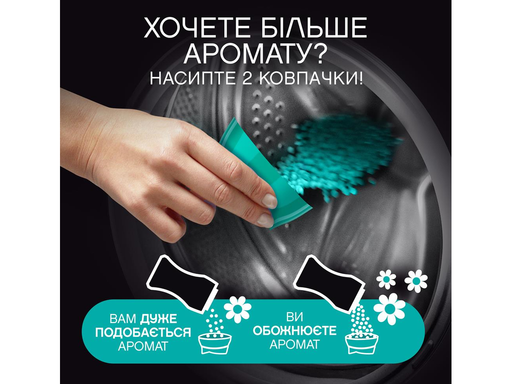 Кондиціонер парфумований для білизни в гранулах Lenor Un Stoppables, аромат свіжості, 495г