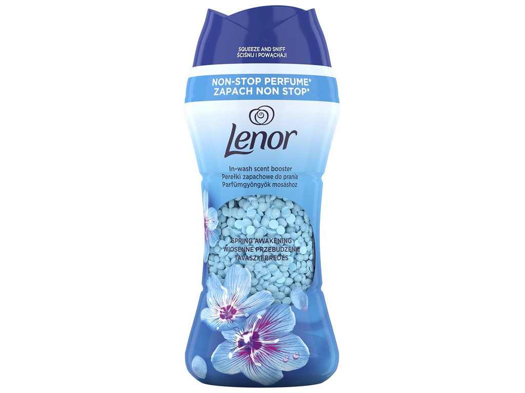 Кондиционер парфюмированный для белья в гранулах Lenor Весеннее пробуждение, аромат цветочный, 495г