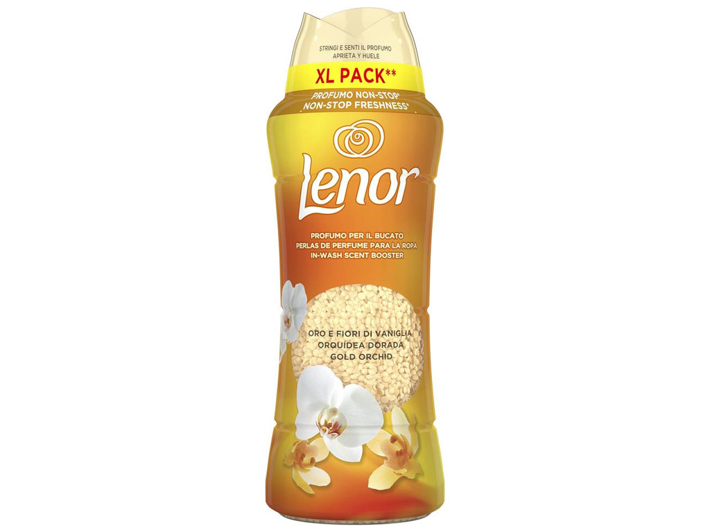 Парфюмированные гранулы для стирки Lenor Золотая орхидея и ваниль, 495г
