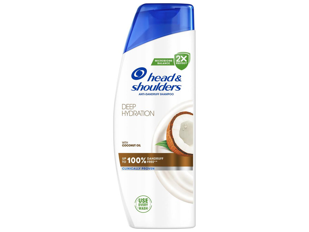 Шампунь Head&Shoulders Глибоке зволоження проти лупи, з кокосовим маслом, без силікону, 250мл