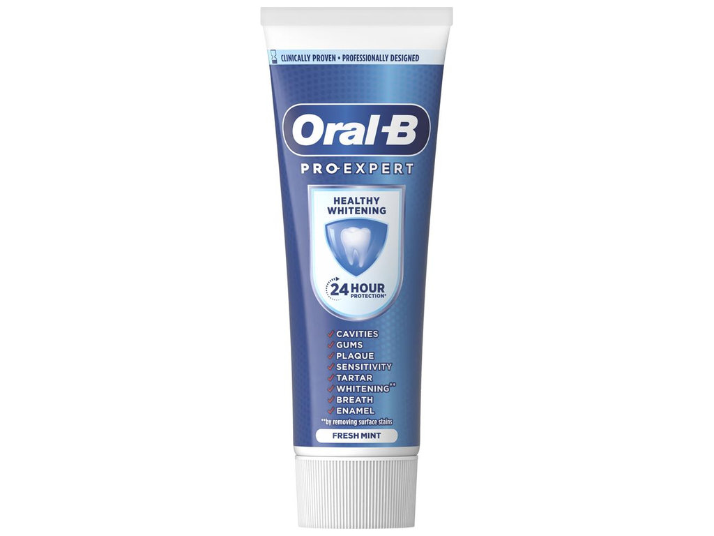 Паста зубная Oral-B Pro-Expert Здоровое отбеливание, отбеливание, защита от кариеса, с фтором, 75мл