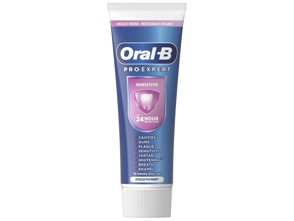 Паста зубная Oral-B Pro-Expert Деликатное очищение, для чувствительных зубов, с фтором, 75мл