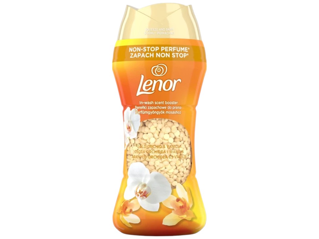 Гранулы для стирки Lenor Золотая орхидея и ваниль, парфюмированные, 16 циклов, 195г
