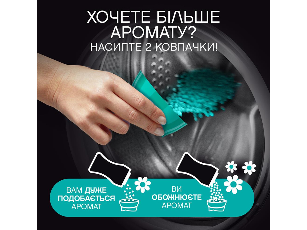 Кондиционер парфюмированный для белья в гранулах Lenor Un Stoppables, аромат свежести, 195г