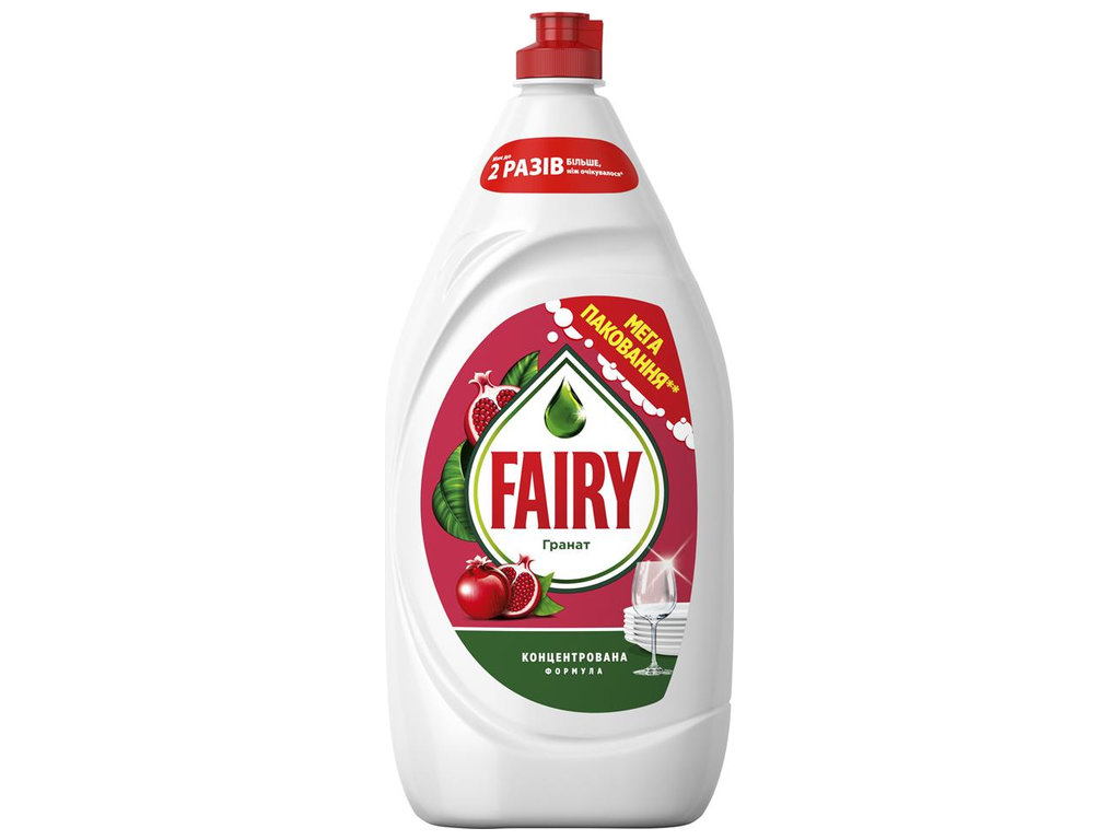 Засіб для миття посуду Fairy Гранат, концентрат, 1,35л