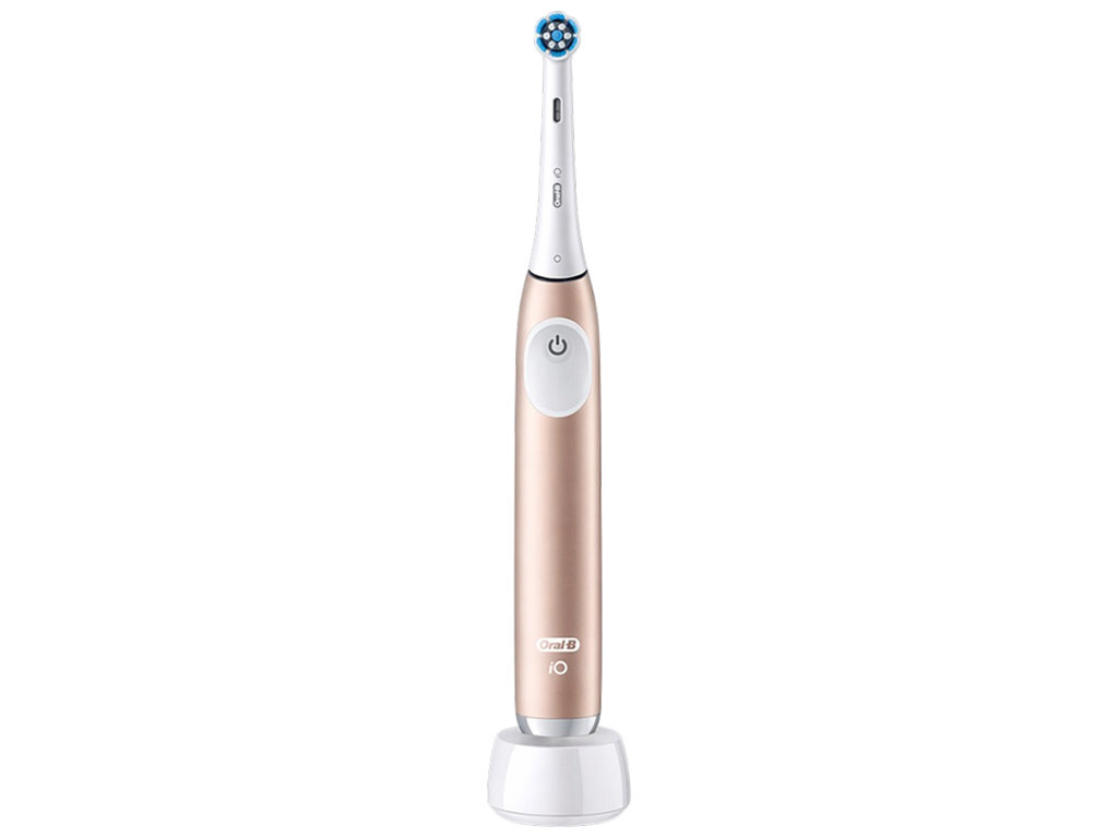 Електрична зубна щітка Oral-B iO 2, акумуляторна, 3 режими, колір рожевий