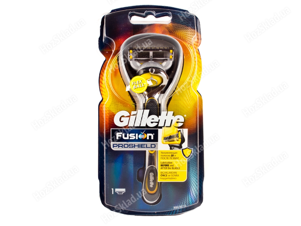 Станок для бритья Gillette Fusion ProShield c картриджем