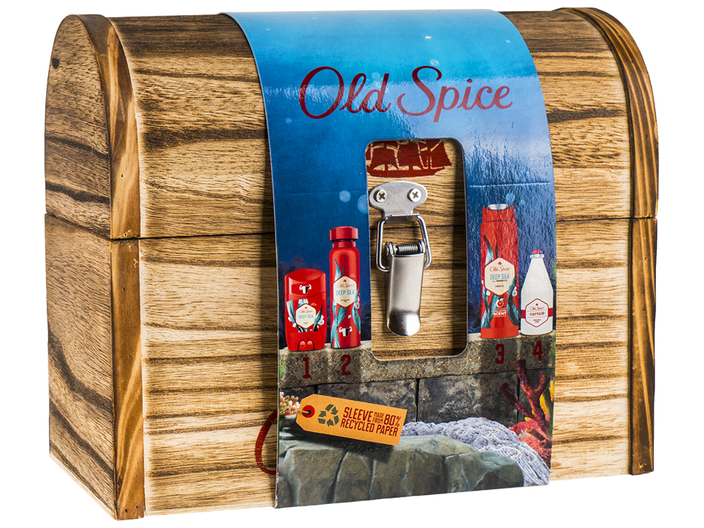 Набір подарунковий чол. Old Spice (Аероз.дез.150мл+Тверд. дез. 50мл+Гель д.душа 250мл+Лосьйон 100мл)