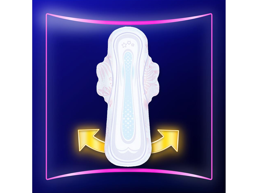 Прокладки Always Ultimate Night с двойными крылышками, 9 капель, 8шт