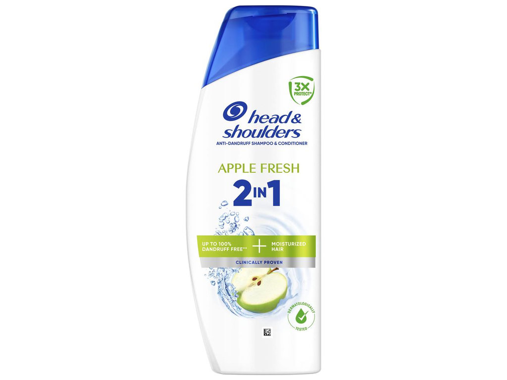 Шампунь Head & Shoulders 2 в 1 Яблучна свіжість, проти лупи, 400мл