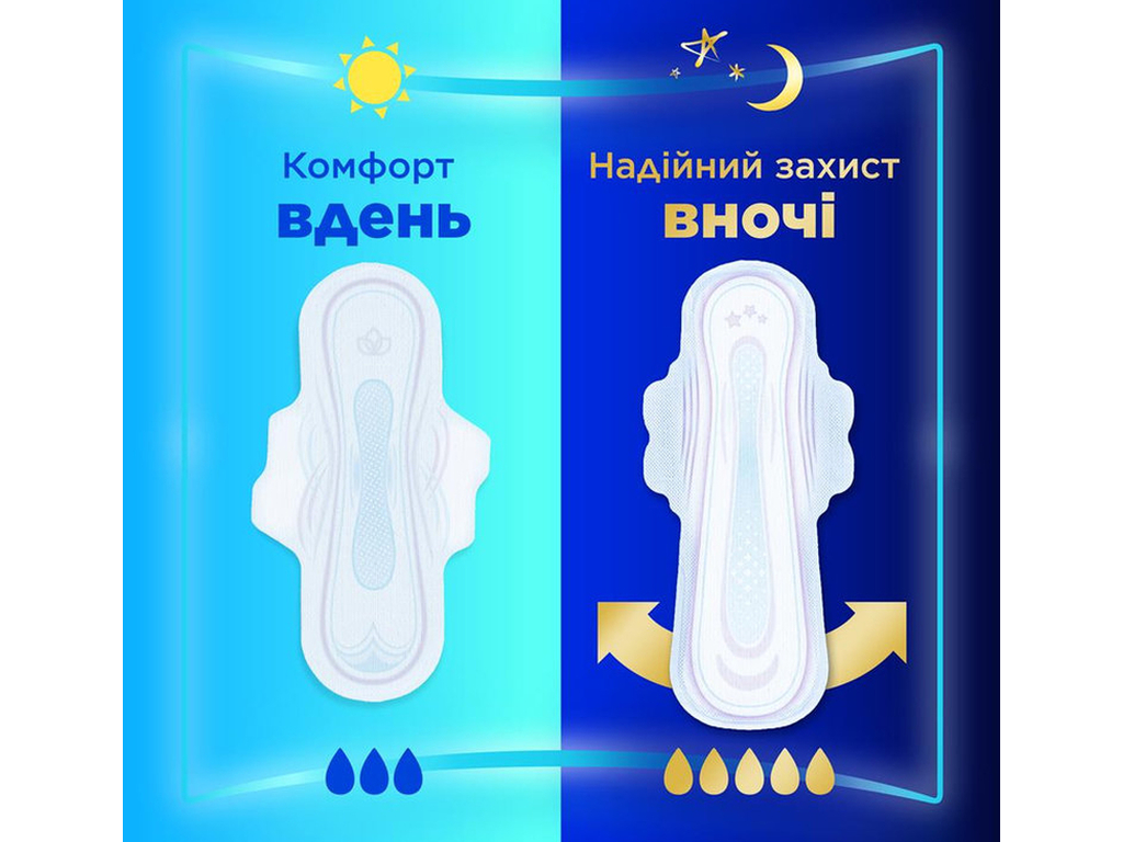 Прокладки гигиенические Always Ultra Day & Night, с ароматом, 6 капель, размер 3, 7шт