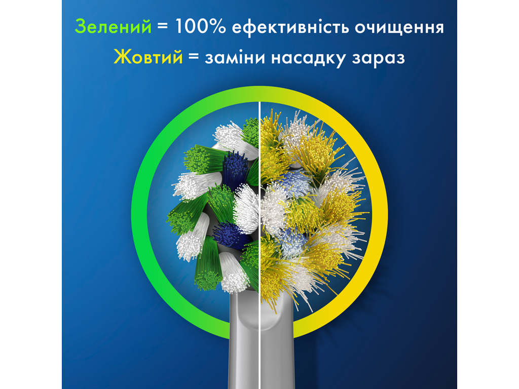 Зубная щетка электрическая Oral-B Pro Series 1, аккумулятор, 3 режима, пластик, нейлон, цвет голубой