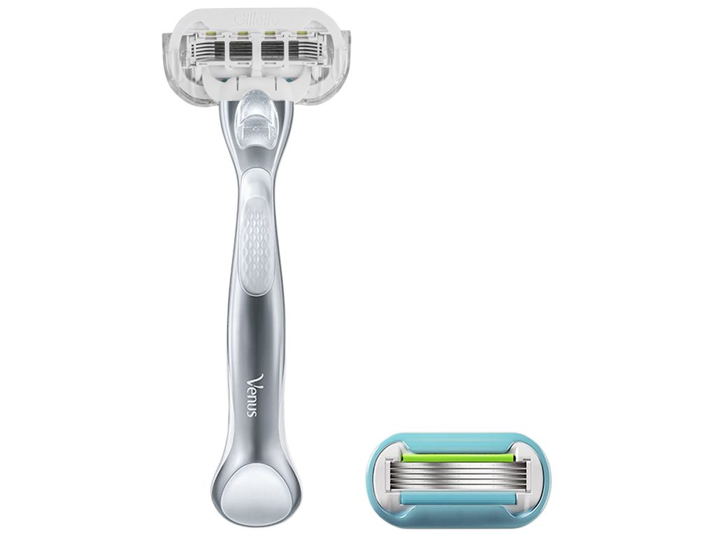 Набор подарочный женский Gillette Venus Platinum бритва cо сменной кассетой+дорожный футляр