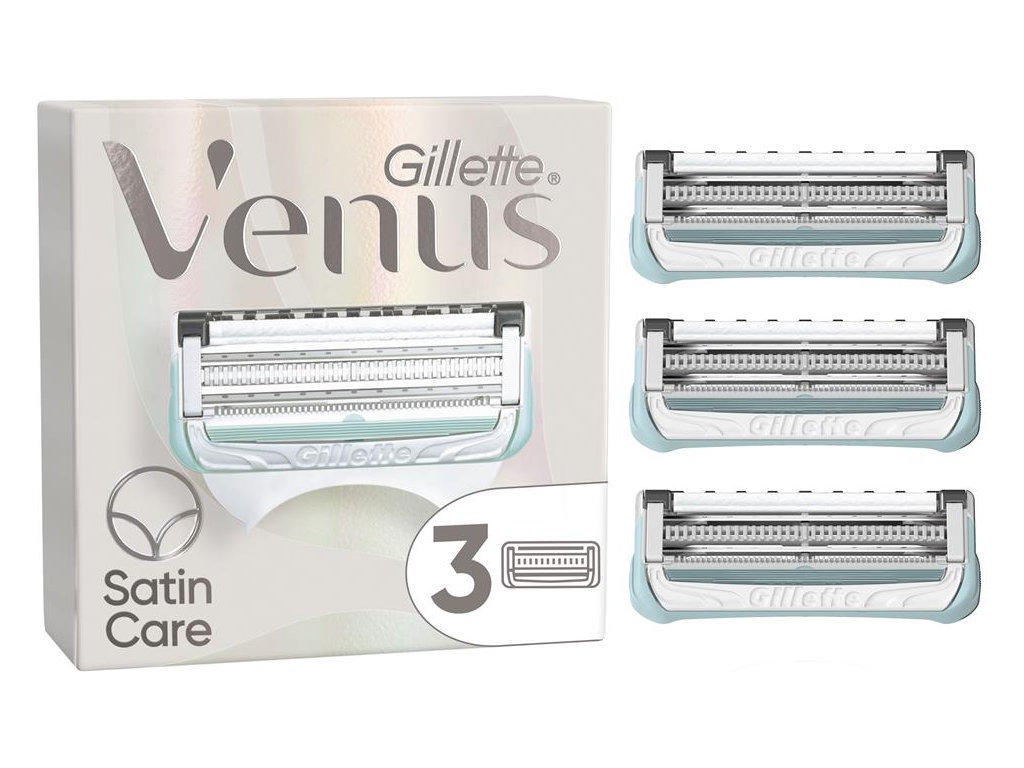 Картриджі змінні для гоління Gillette Venus Satin Care, 3 шт