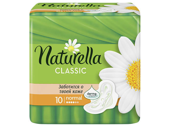 Прокладки Naturella Classic "Camomile Normal" 10шт 4капли