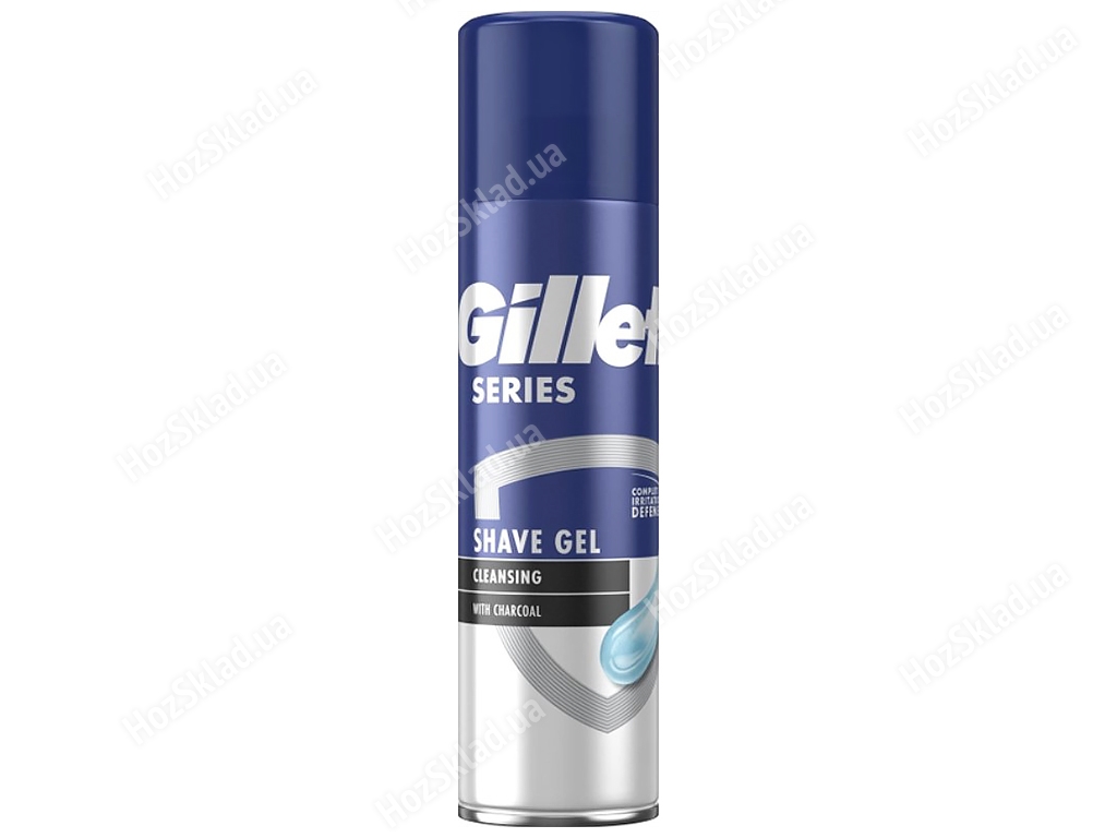 Гель для гоління Gillette Series Очищуючий, 200мл