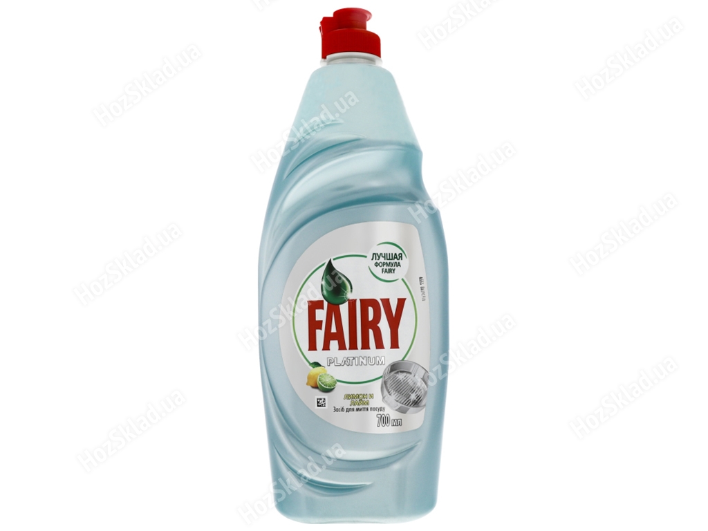 Средство для мытья посуды Fairy Platinum Лимон и лайм 700мл