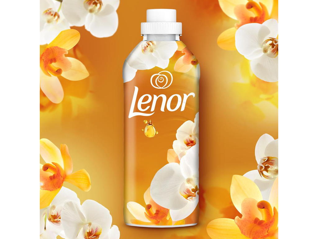 Кондиционер для белья Lenor Ванильная орхидея и Золотой янтарь, 2×925мл (цена за 2 бутылки)