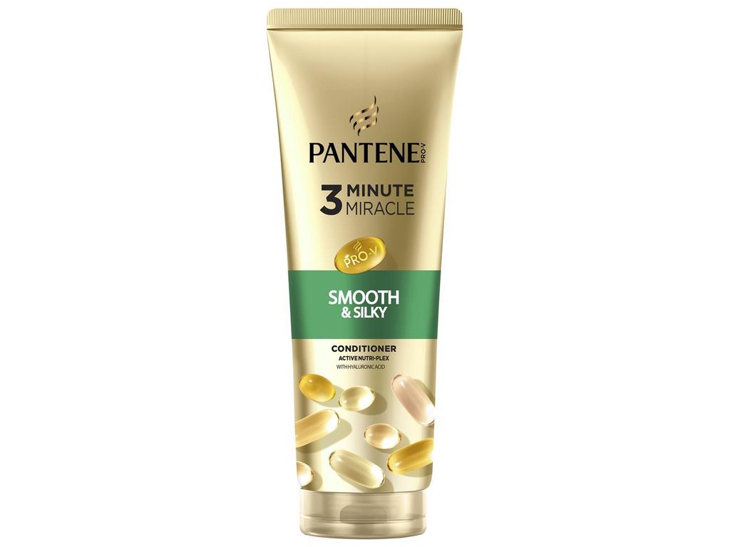 Бальзам Pantene 3 Minute Miracle, 220 мл, блискуче і шовковисте волосся, з Pro-V формулою