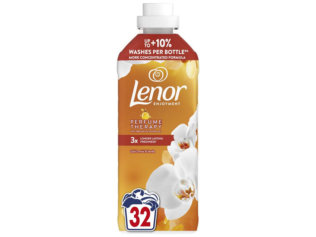 Кондиционер для белья Lenor Gold Orchid & Vanilla, 32 цикла, аромат орхидея и ваниль, 675мл