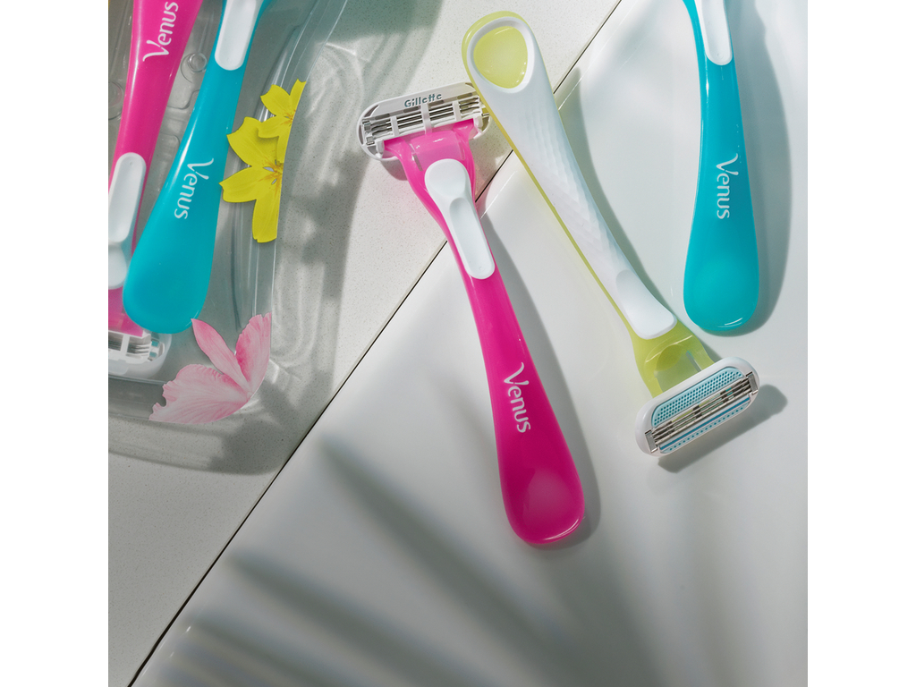 Одноразовые бритвы GILLETTE VENUS Tropical 3 лезвия 3шт