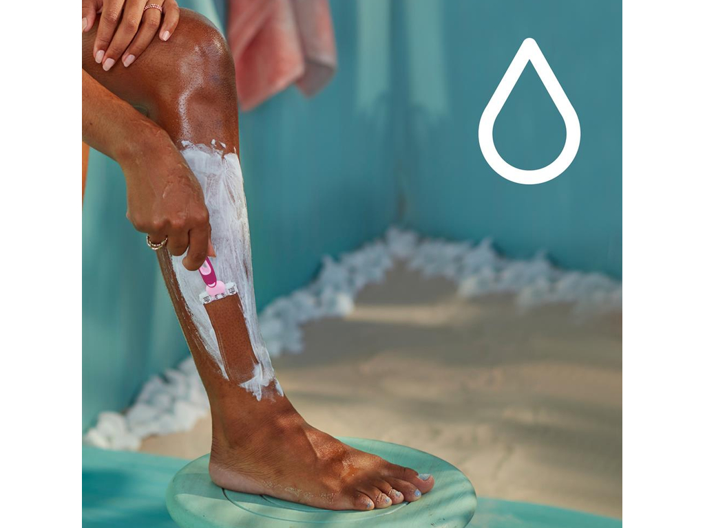 Бритва одноразовая женская Gillette Venus 3 Comfort Colours, нержавеющая сталь, пластик, 8шт