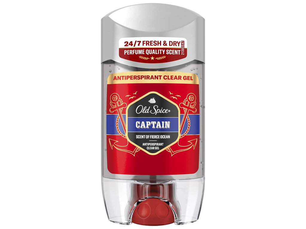Гелевий антиперспірант Old Spice Captain Clear Gel, 70 мл