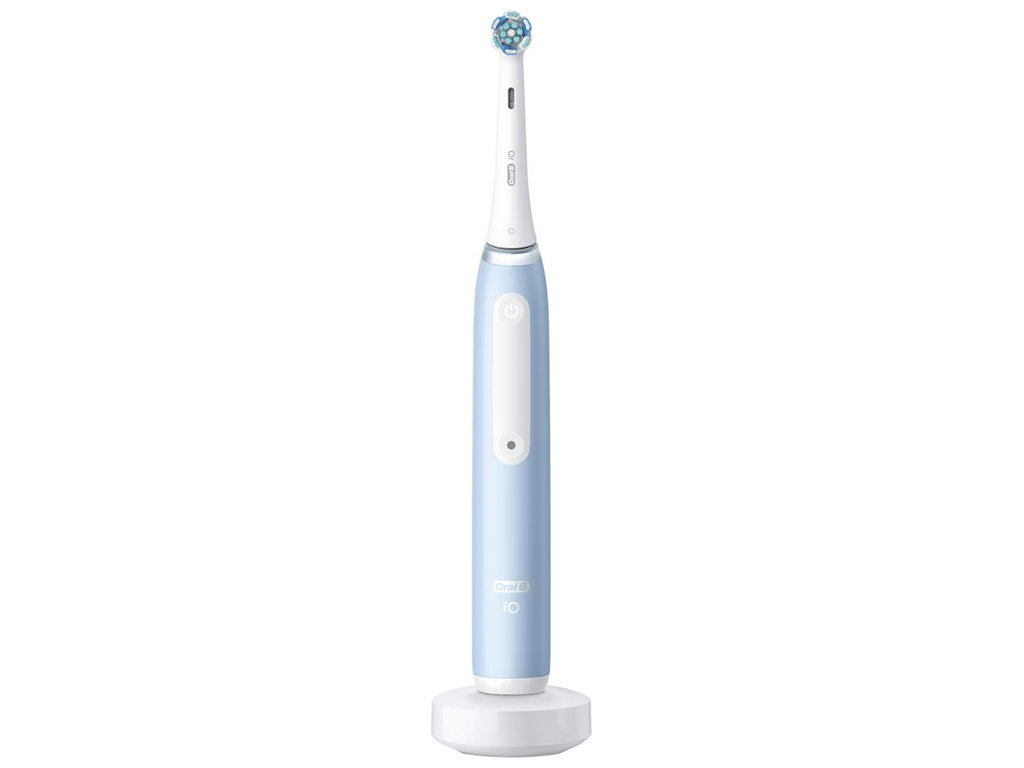 Зубна щітка електрична Oral-B iO 3, акумулятор, 3 режими, пластик, нейлон, колір блакитний