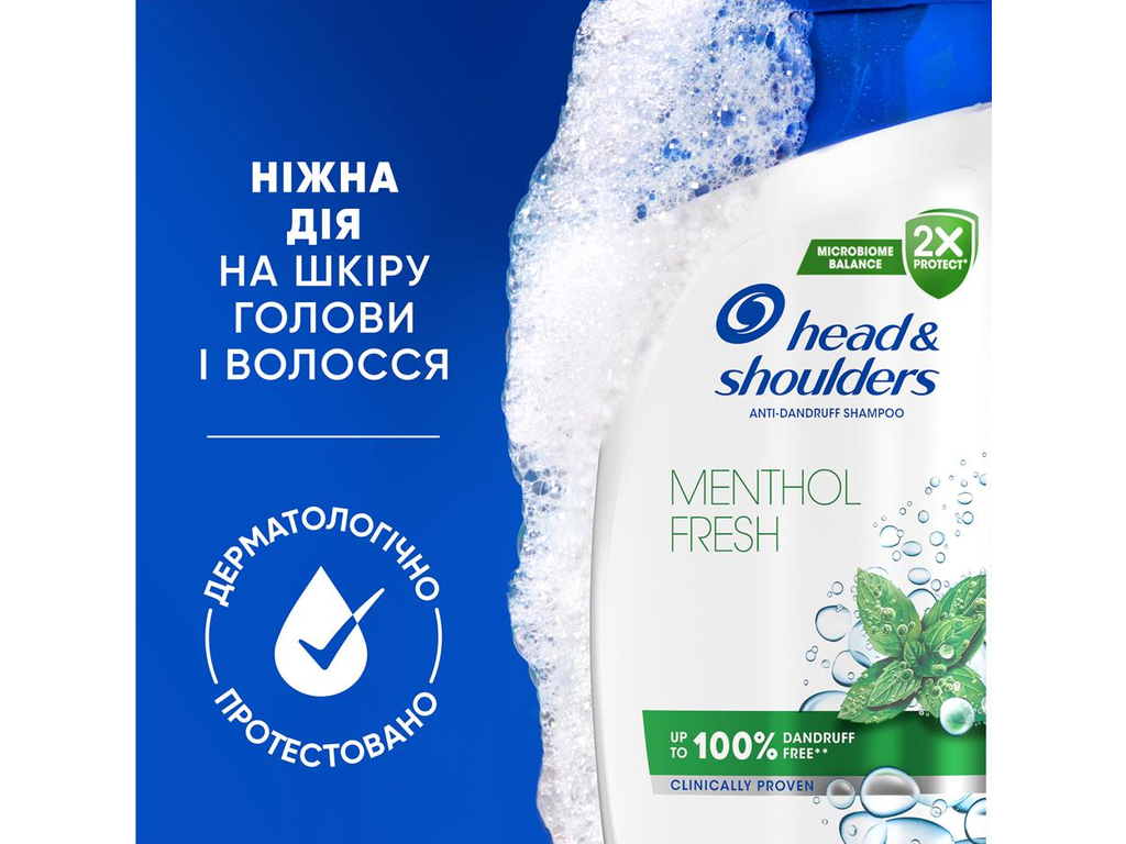 Шампунь Head &amp; Shoulders Свіжість ментолу, проти лупи, 400мл