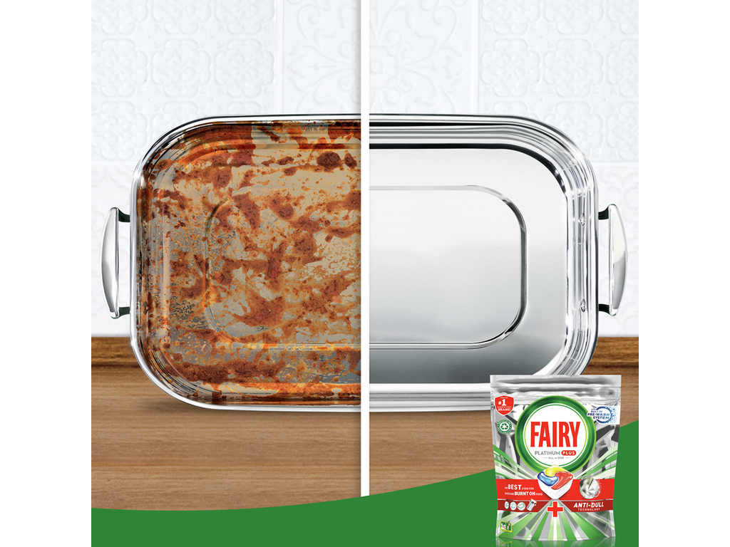 Капсулы для посудомоечных машин Fairy Platinum Plus All in One Lemon, 71шт