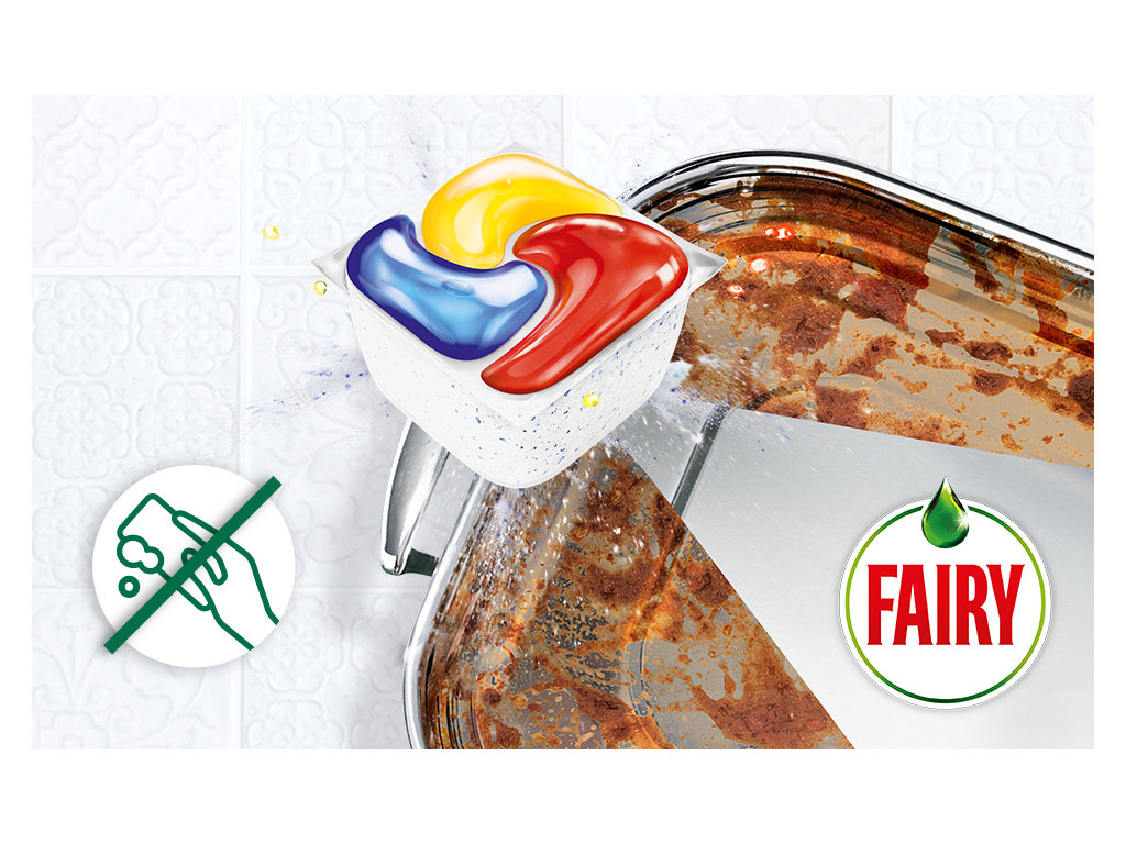 Капсули для посудомийної машини Fairy Platinum Plus All in One, 25 шт