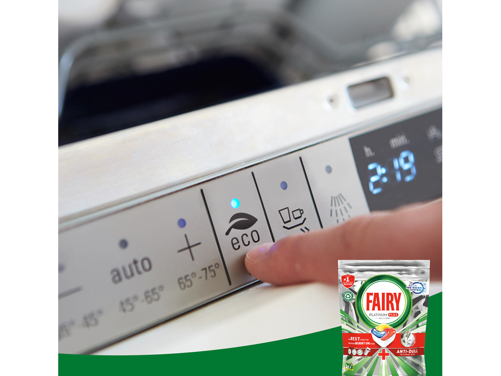 Капсули для посудомийних машин Fairy Platinum Plus All in One, 19шт