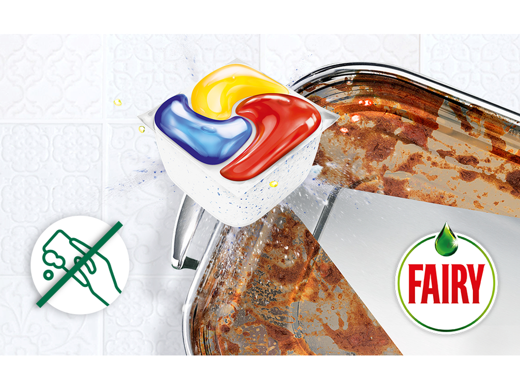 Капсули для посудомийних машин Fairy Platinum Plus All in One, 19шт