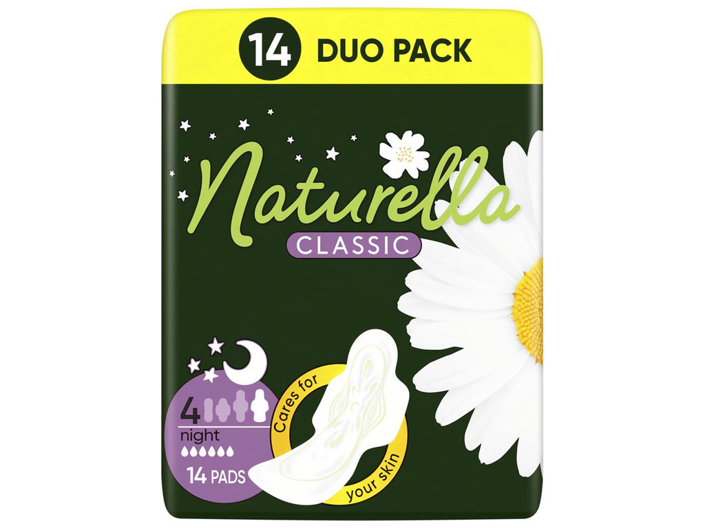 Прокладки гігієнічні Naturella, з ароматом, з крильцями, 6 крапель, розмір 4, 14шт