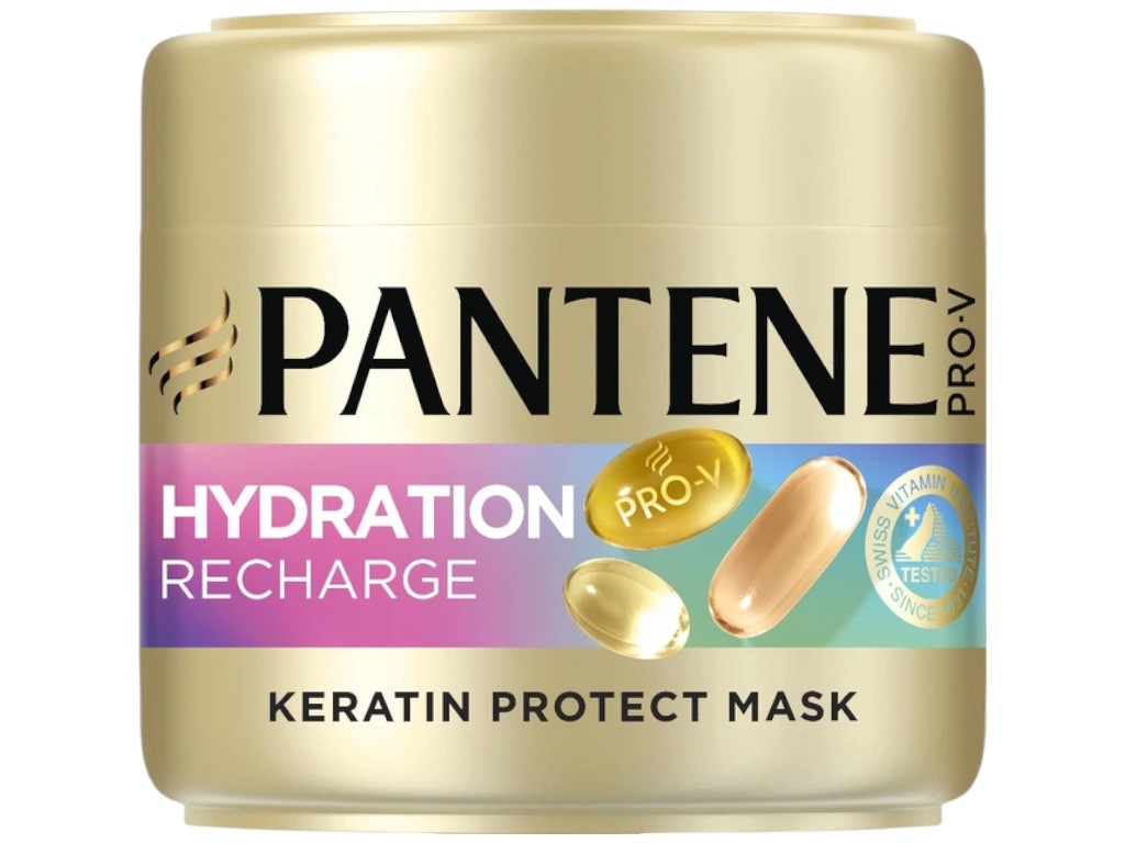 Маска для волосся Pantene Pro-V Hydration Recharge, зволоження, кератин, 300мл