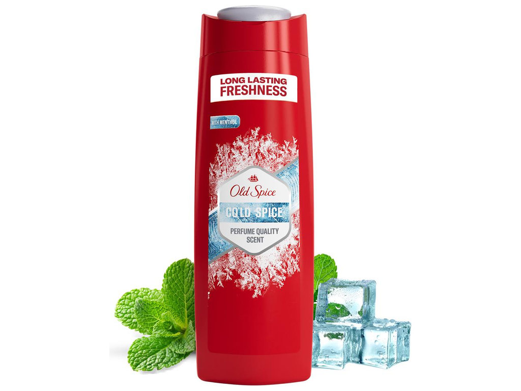 Гель для душа Old Spice Cold Spice 3-в-1, для тела, волос и лица, 400мл