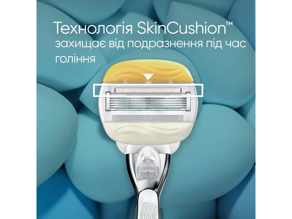 Бритва с 5 лезвиями Venus&Olay ComfortGlide Coconut с металлической ручкой, 1 кассета