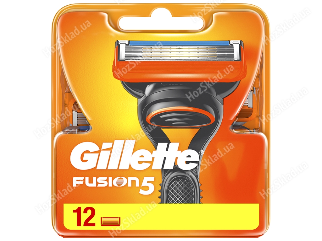 Змінні касети для гоління Gillette Fusion 5, 12шт
