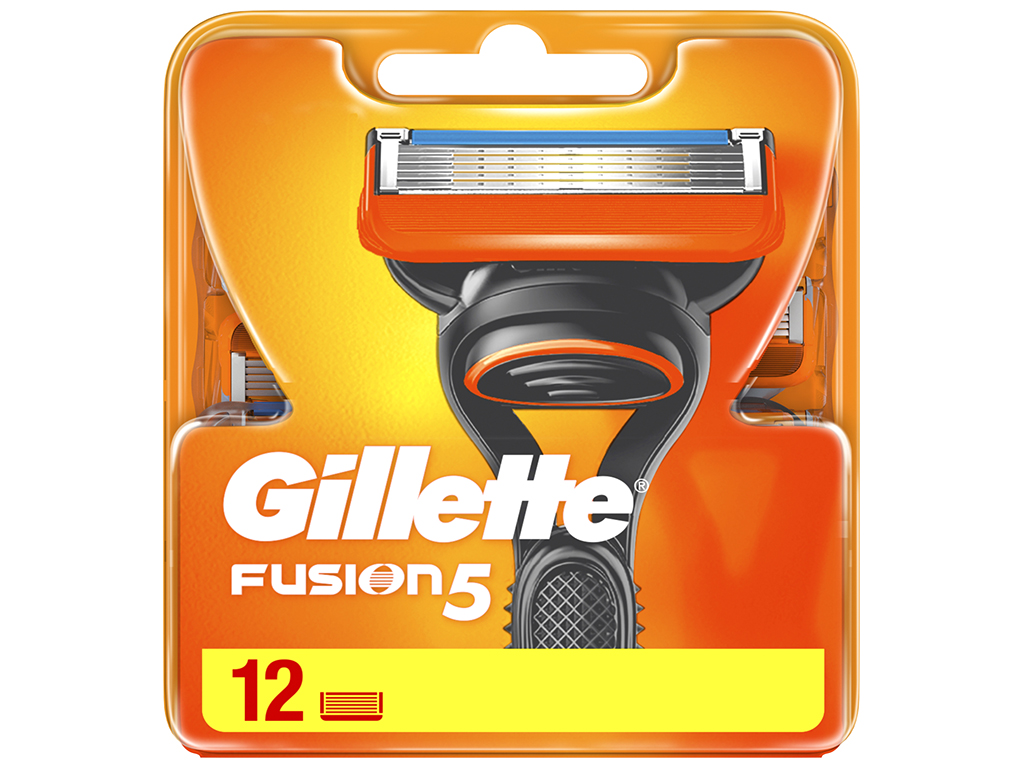 Сменные кассеты для бритья Gillette Fusion 5, 12шт