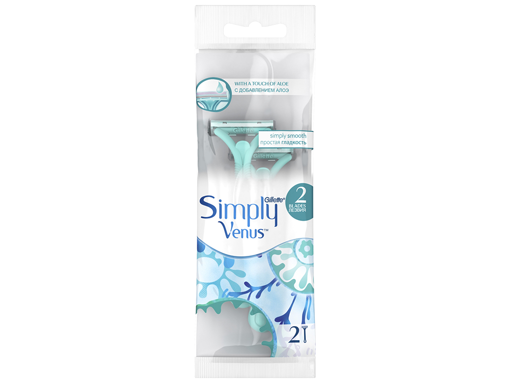 Одноразовые бритвы Gillette Simply Venus 2, 2шт