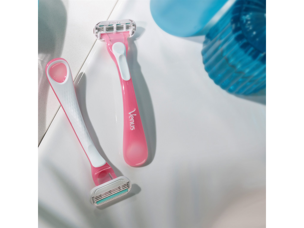 Набор одноразовых бритв Gillette Venus Sensitive, 6 шт, 3 лезвия