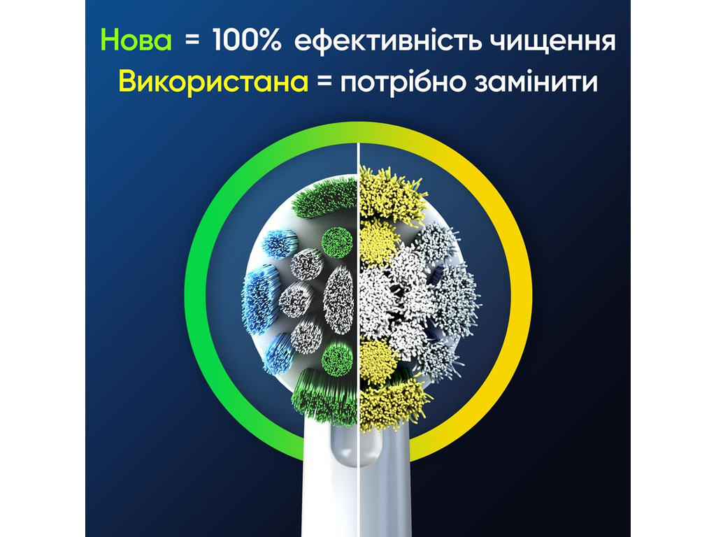 Насадки для электрической зубной щетки Oral-B Pro Precision Clean, пластик, нейлон, цвет белый, 6шт
