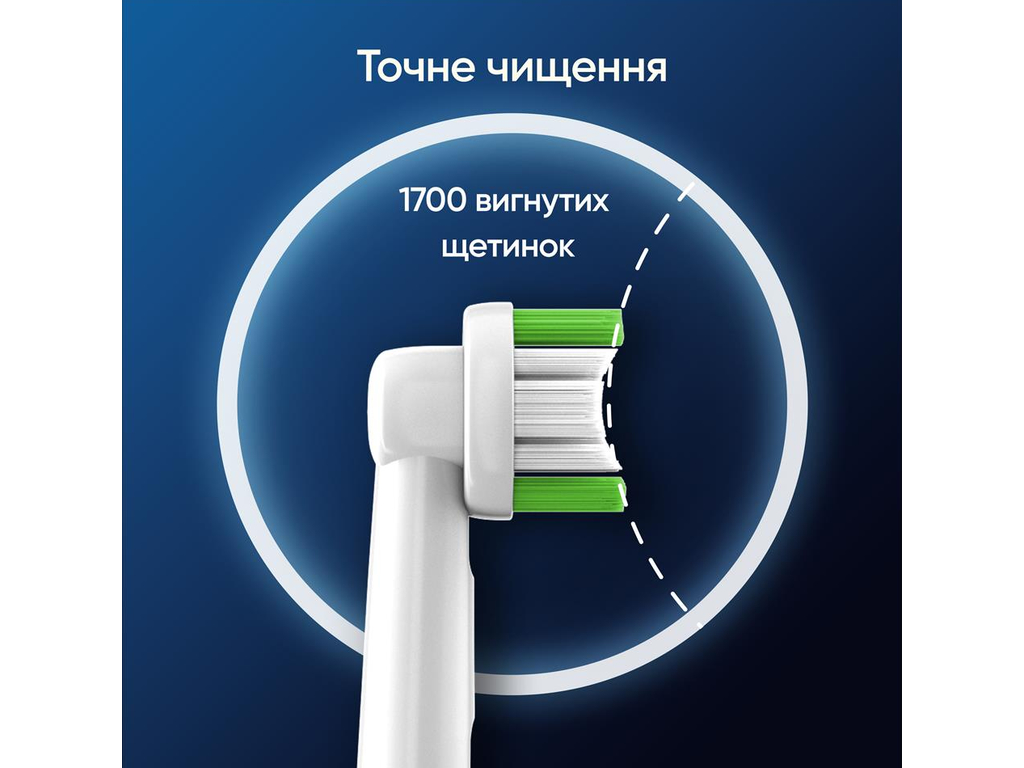 Насадки для электрической зубной щетки Oral-B Pro Precision Clean, пластик, нейлон, цвет белый, 6шт