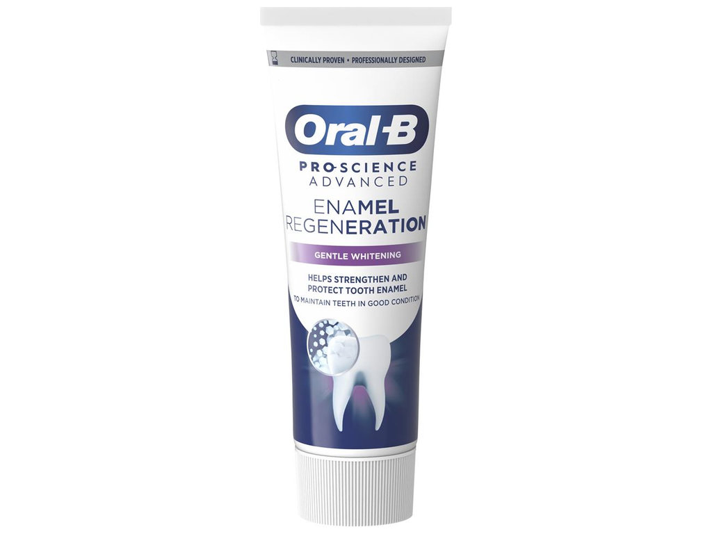 Паста зубна Oral-B Pro-Science Відновлення емалі, Делікатне відбілювання, 75мл