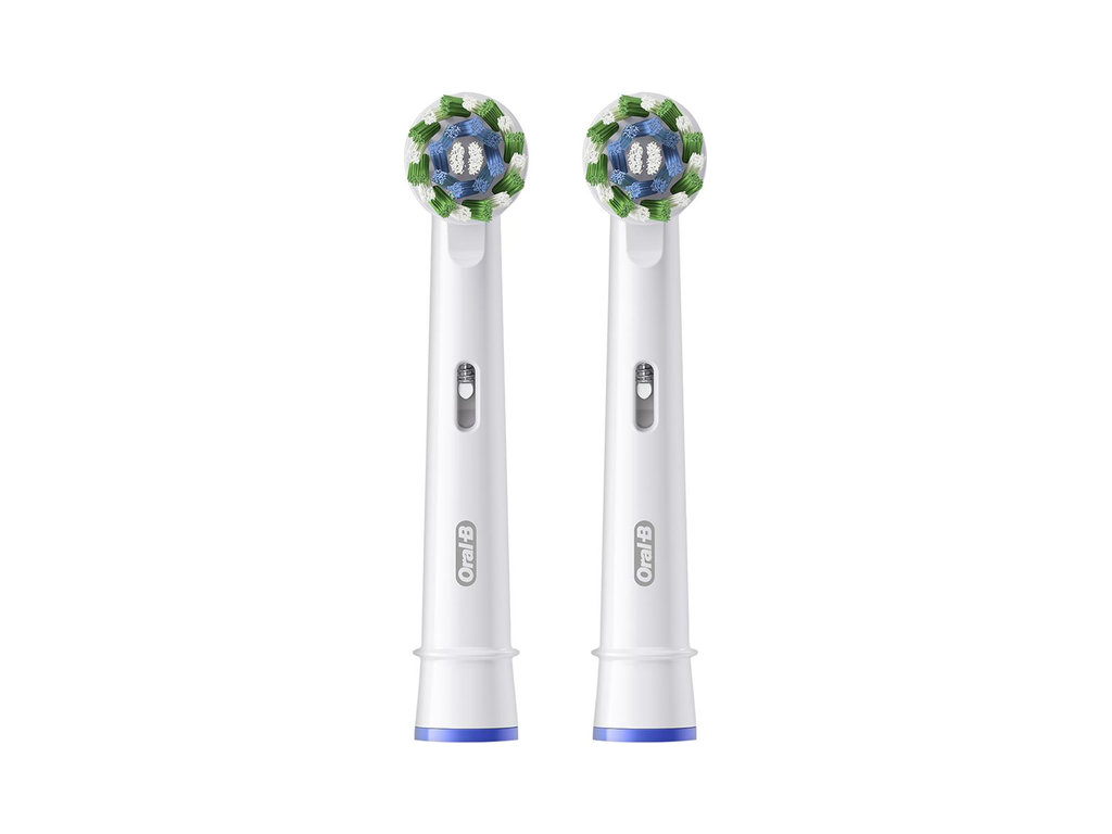 Насадки для электрической зубной щетки Oral-B Pro Cross Action, пластик, нейлон, цвет белый, 2шт