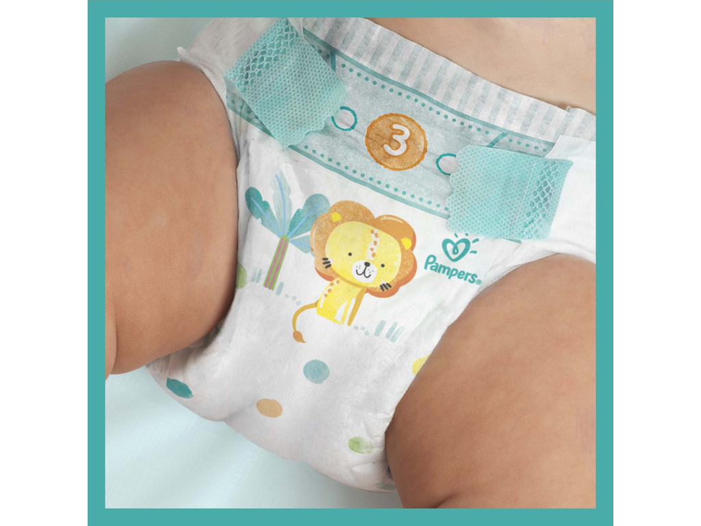 Подгузники одноразовые Pampers Active Baby, размер 3 Midi, 6–10кг, 58шт