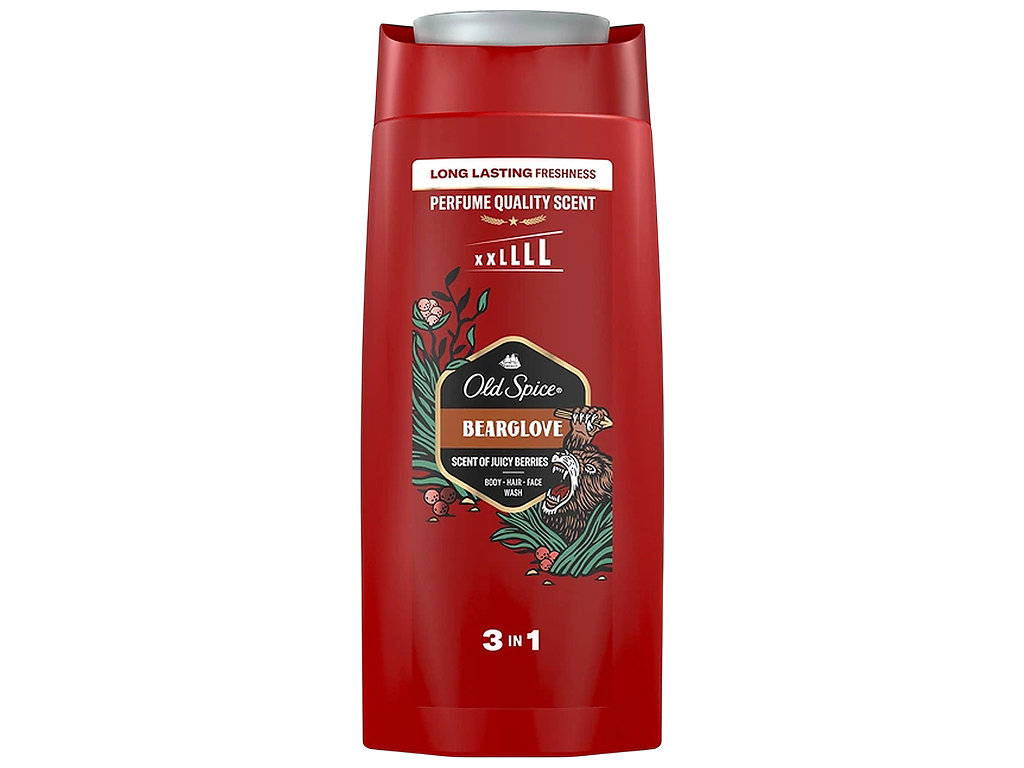 Гель для душа и шампунь 3 в 1 Old Spice Bearglove, 675 мл
