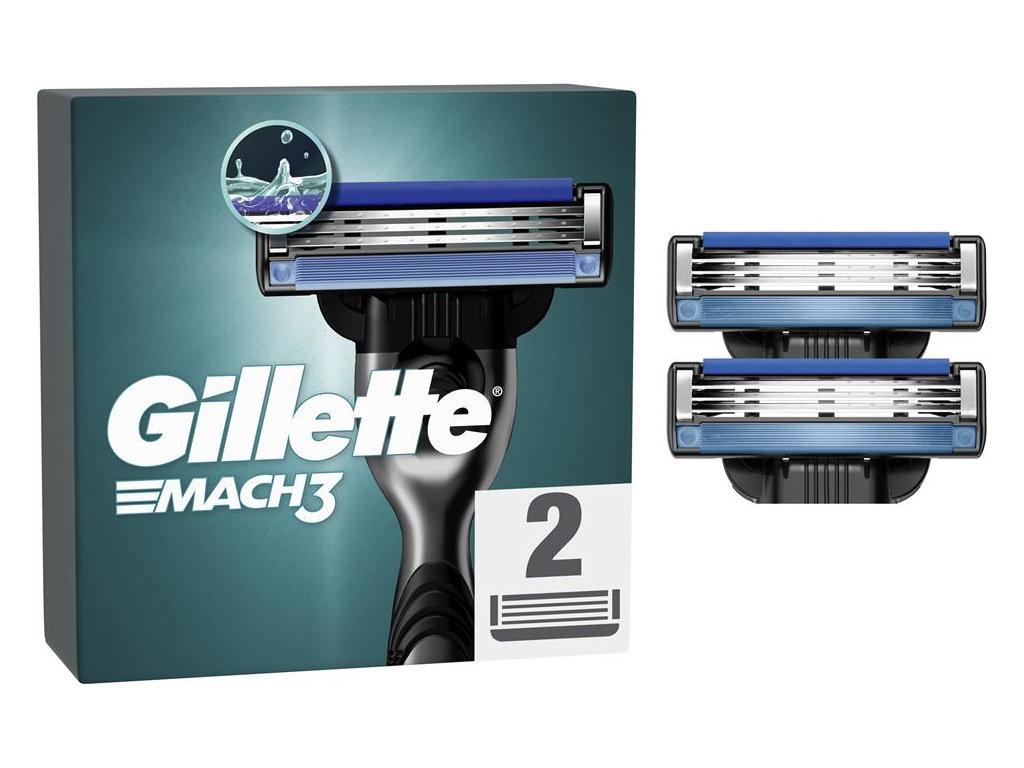 Бритва Gillette Mach3 Sensitive + 3 сменных картриджа (2+1 в подарок)
