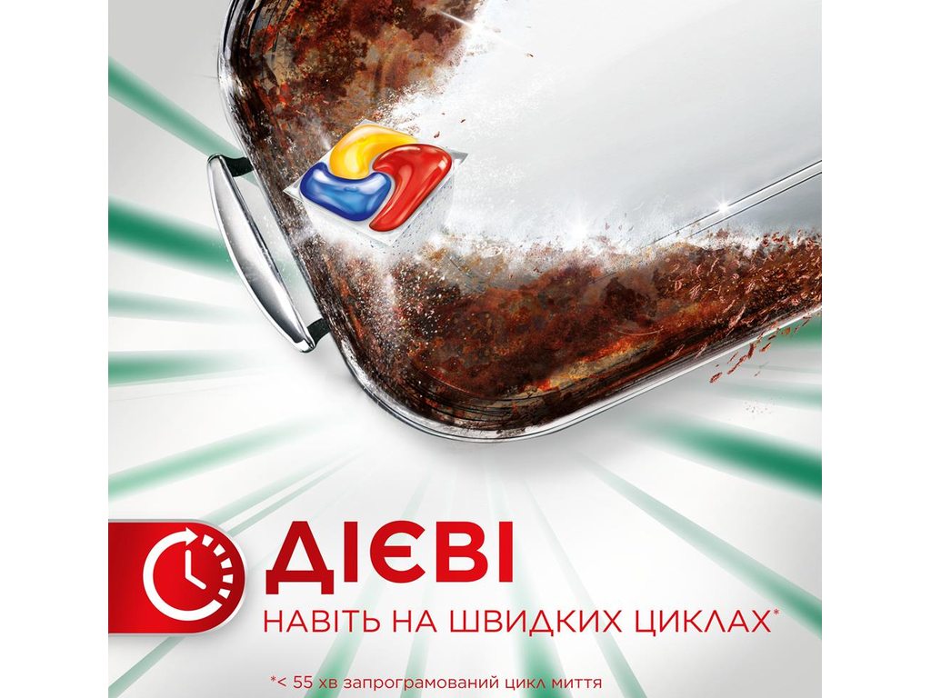 Капсули для посудомийних машин Fairy Platinum Plus All in One, аромат лимон, 40шт